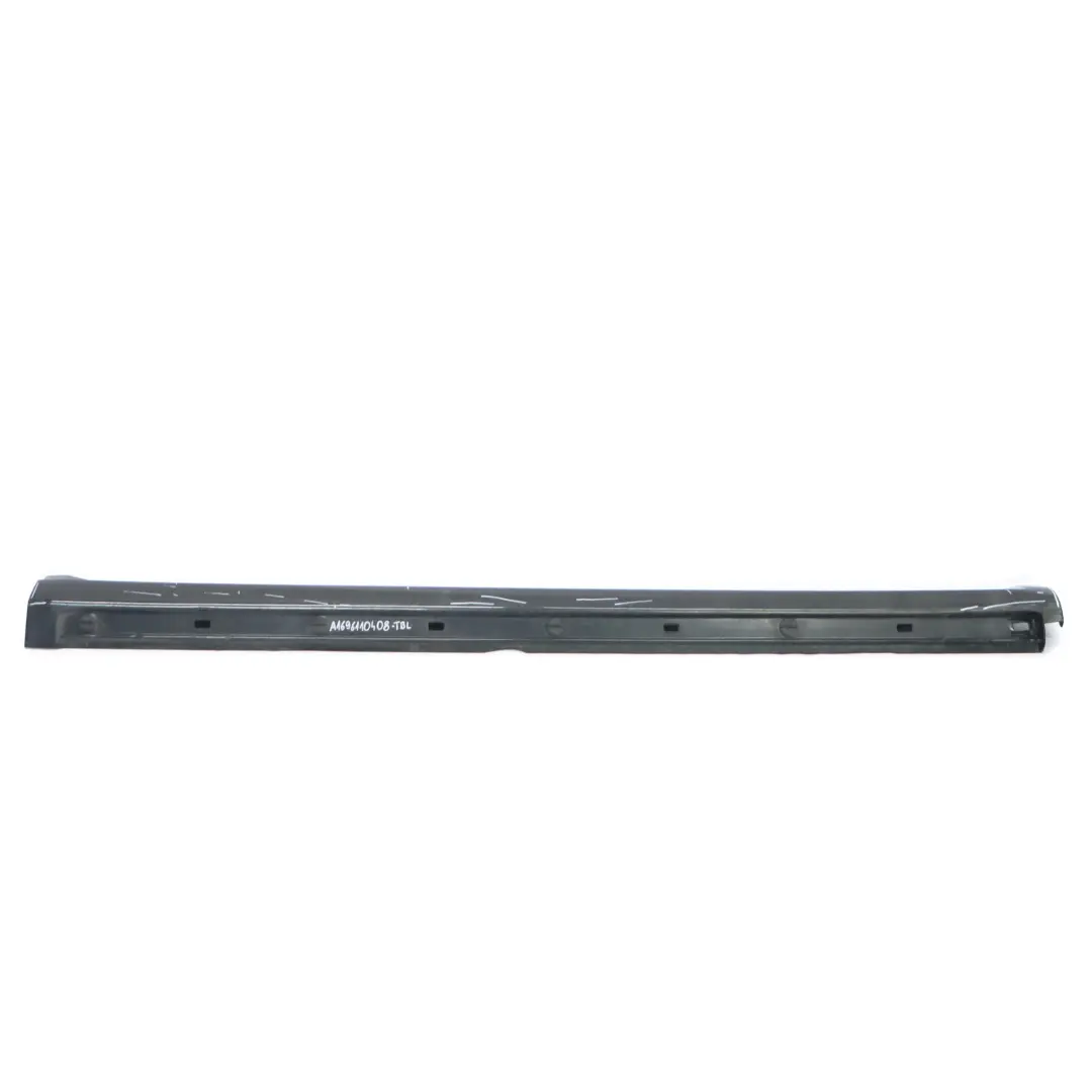 Side Skirt Door Sill Cover Right O/S Tropical Black Metallic - 160 to Mercedes W169 with Part number A1696110408 Mercedes W169 Side Skirt Door Sill Cover Right O/S Tropical Black Metallic - 160 - SKU A1696110408-TBL - Part number A1696110408