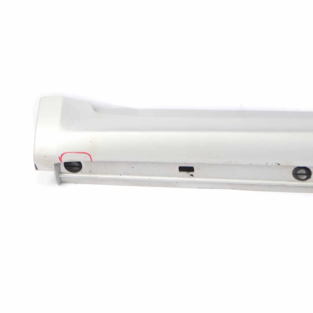 Mercedes W169 Coupe Side Skirt Door Sill Cover Left N/S Polar Silver - 761 - SKU A1696111108-PLS - Part number A1696111108