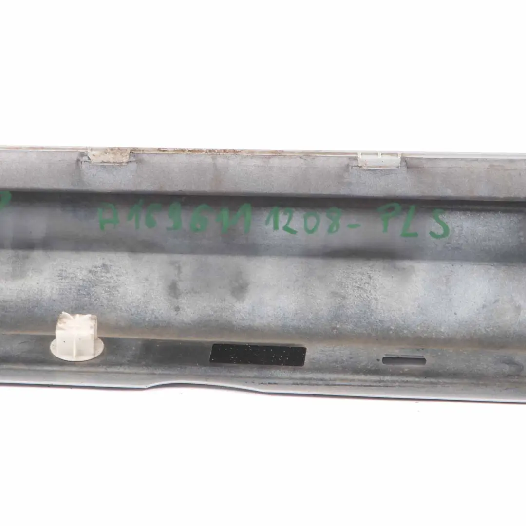 Side Skirt Door Sill Cover Right O/S Polar Silver - 761 to Mercedes W169 Coupe with Part number A1696111208 Mercedes W169 Coupe Side Skirt Door Sill Cover Right O/S Polar Silver - 761 - SKU A1696111208-PLS - Part number A1696111208