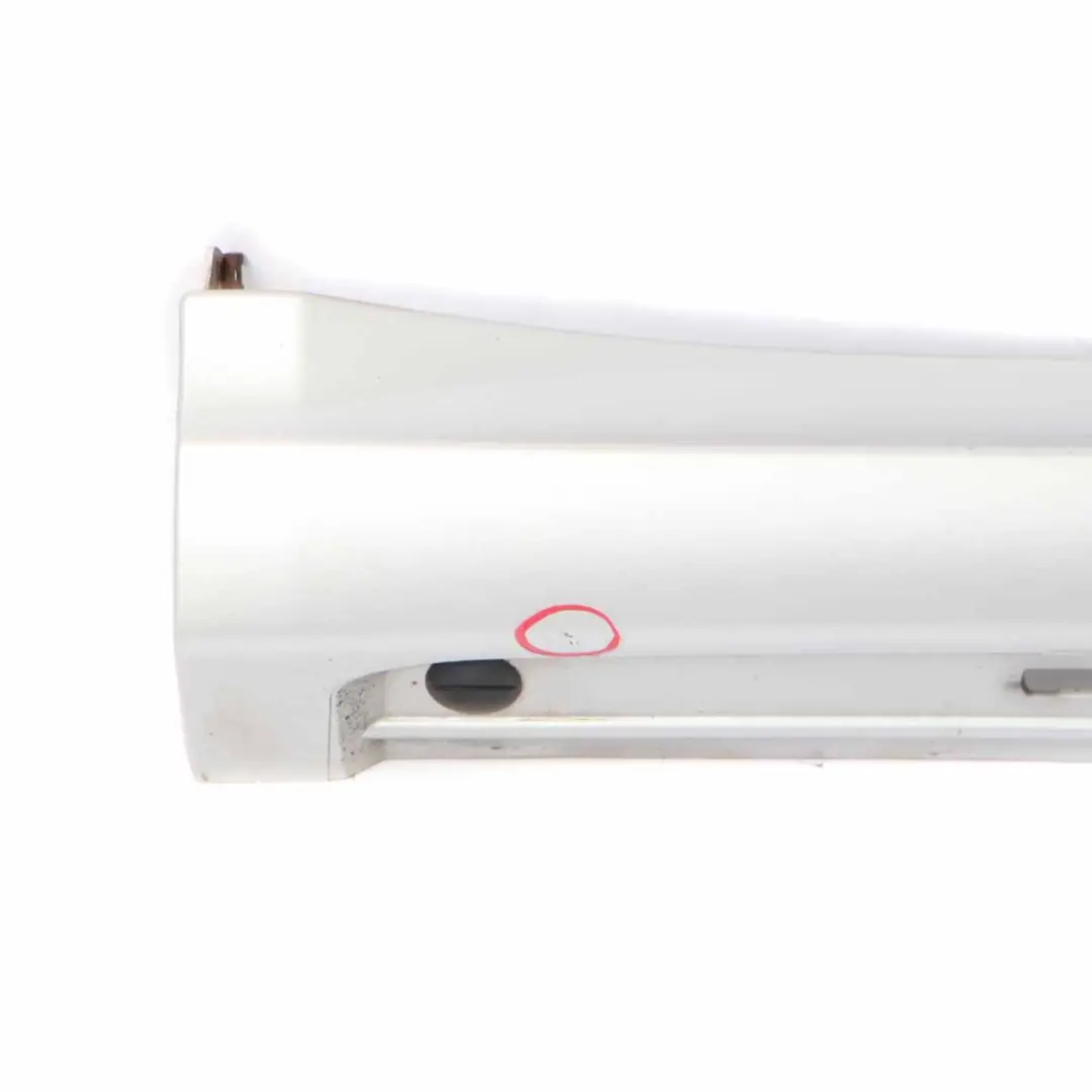 Side Skirt Door Sill Cover Right O/S Polar Silver - 761 to Mercedes W169 Coupe with Part number A1696111208 Mercedes W169 Coupe Side Skirt Door Sill Cover Right O/S Polar Silver - 761 - SKU A1696111208-PLS - Part number A1696111208