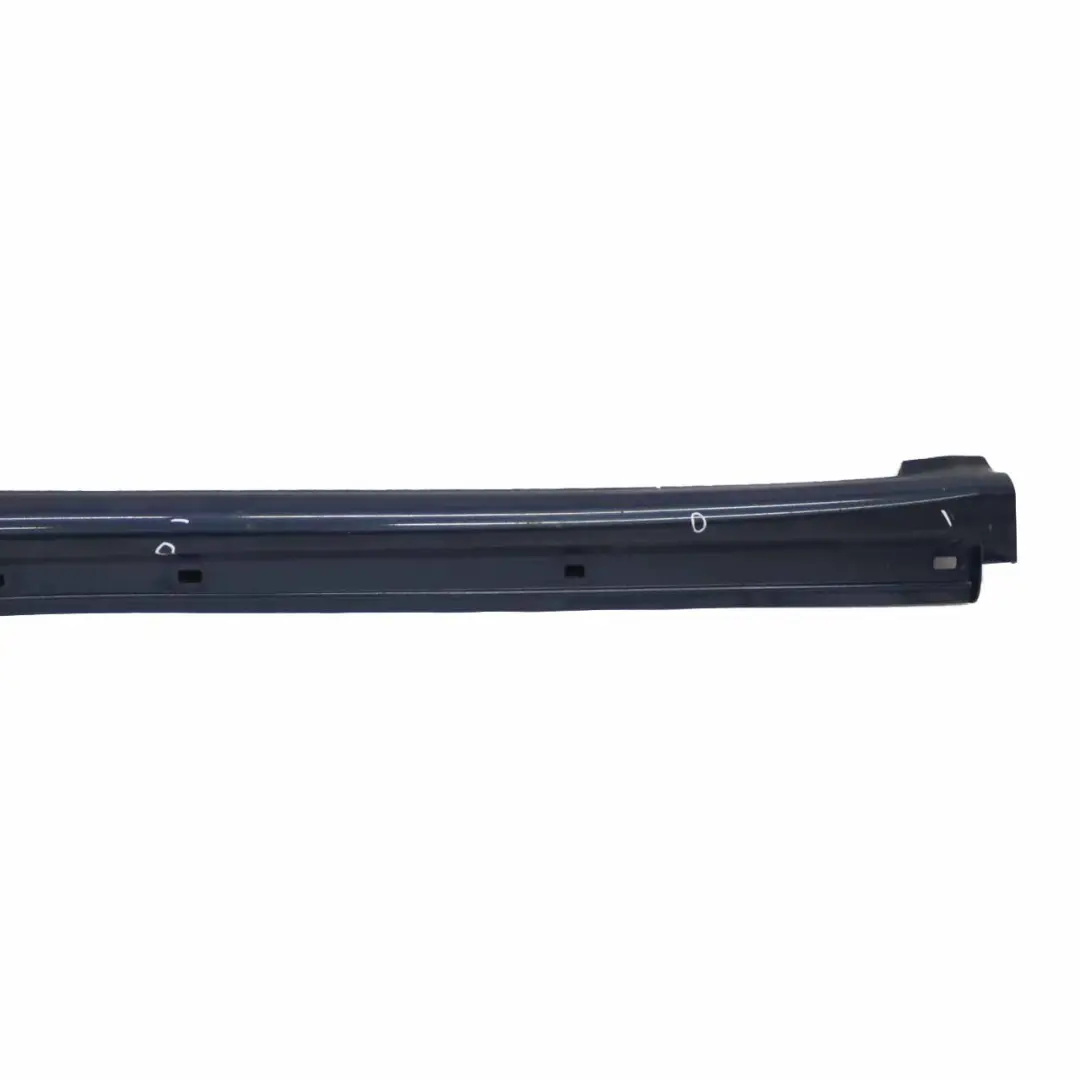 Mercedes W245 Cubre umbral de puerta izquierdo Atoll Blue Metallic - 375 - SKU A1696111508-AB - Número de pieza A1696111508
