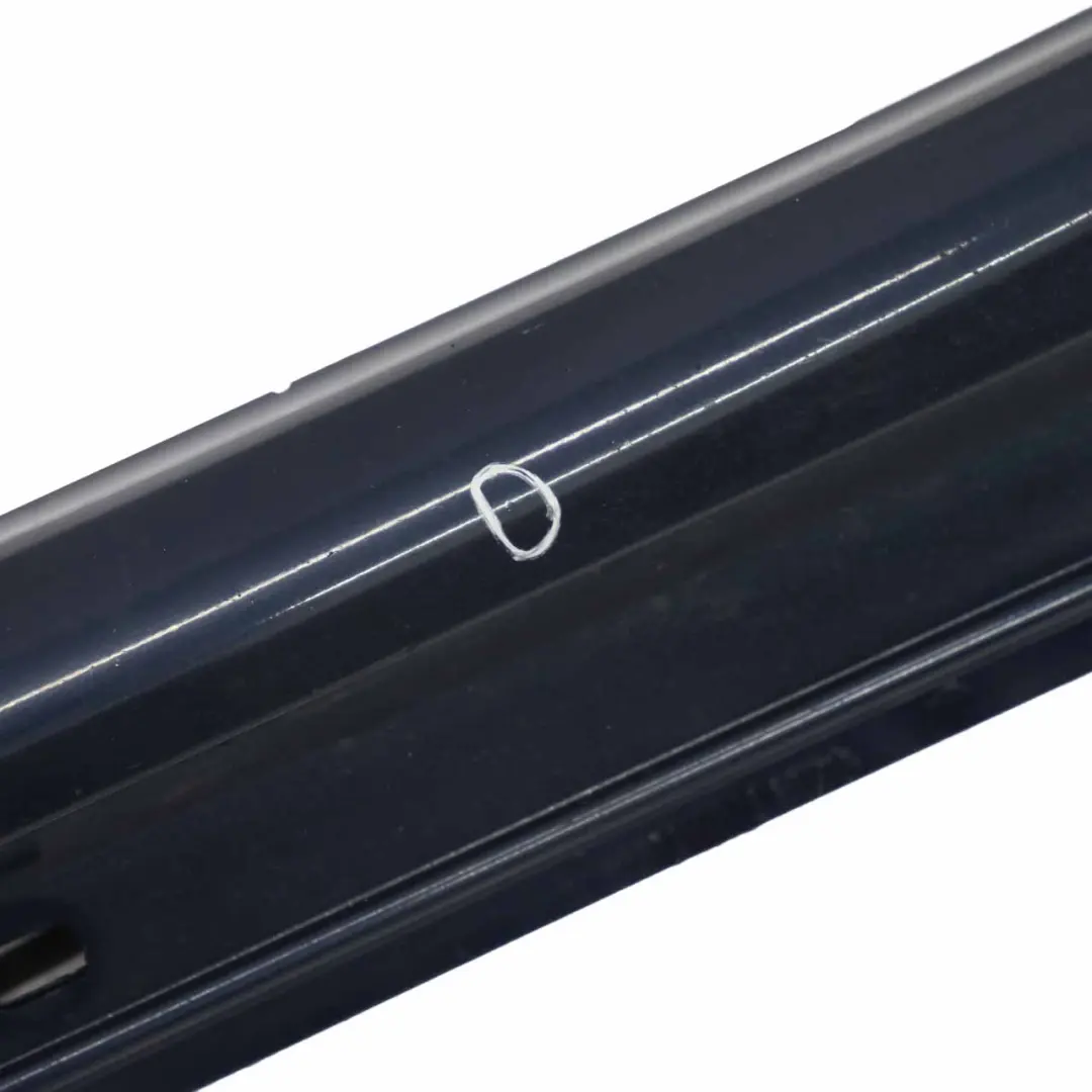 Mercedes W245 Cubre umbral de puerta izquierdo Atoll Blue Metallic - 375 - SKU A1696111508-AB - Número de pieza A1696111508