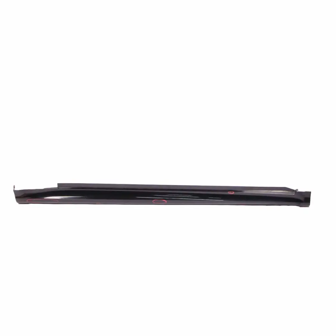 Side Skirt Door Sill Cover Right O/S Kosmos Black Metallic - 191 to Mercedes W245 with Part number A1696111608 Mercedes W245 Side Skirt Door Sill Cover Right O/S Kosmos Black Metallic - 191 - SKU A1696111608-KB2 - Part number A1696111608