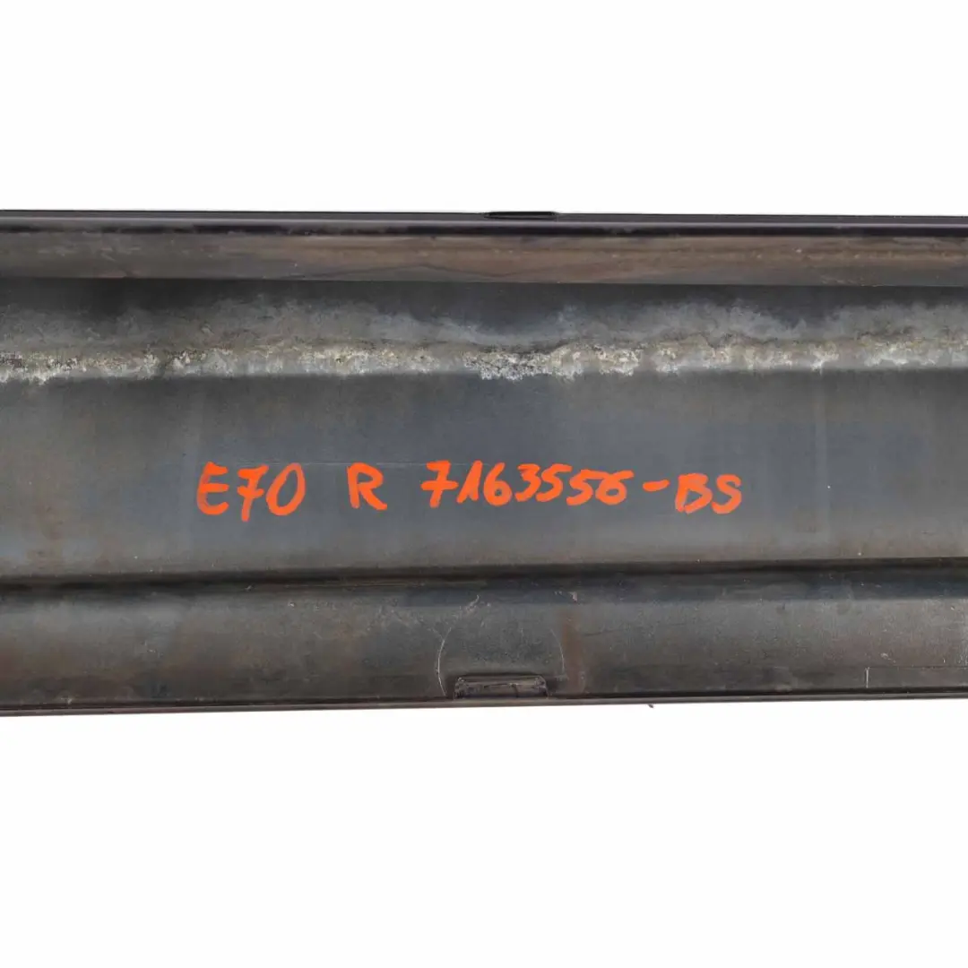 Side Skirt Door Sill Cover Right O/S Kosmos Black Metallic - 191 to Mercedes W245 with Part number A1696111608 Mercedes W245 Side Skirt Door Sill Cover Right O/S Kosmos Black Metallic - 191 - SKU A1696111608-KB2 - Part number A1696111608