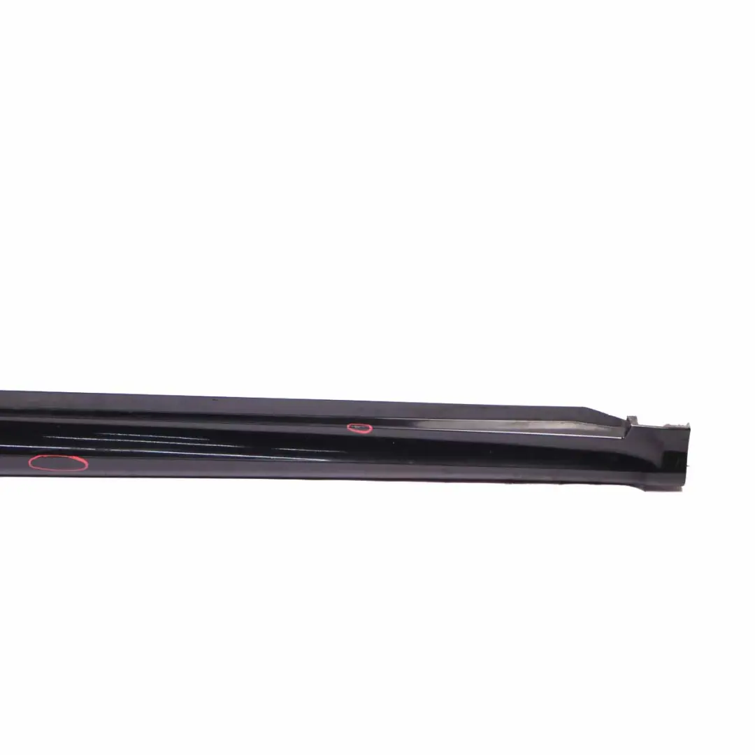 Side Skirt Door Sill Cover Right O/S Kosmos Black Metallic - 191 to Mercedes W245 with Part number A1696111608 Mercedes W245 Side Skirt Door Sill Cover Right O/S Kosmos Black Metallic - 191 - SKU A1696111608-KB2 - Part number A1696111608