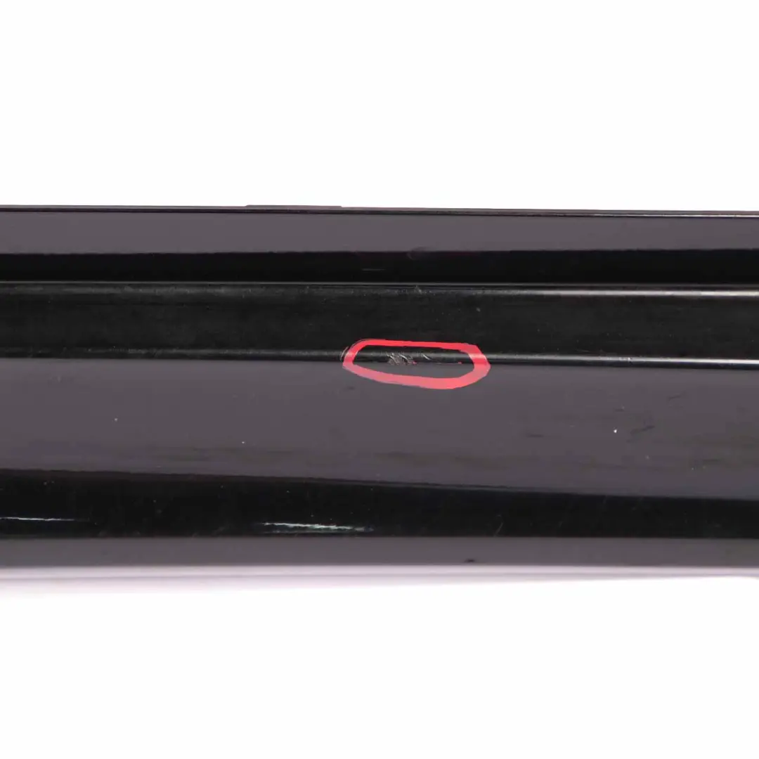 Side Skirt Door Sill Cover Right O/S Kosmos Black Metallic - 191 to Mercedes W245 with Part number A1696111608 Mercedes W245 Side Skirt Door Sill Cover Right O/S Kosmos Black Metallic - 191 - SKU A1696111608-KB2 - Part number A1696111608