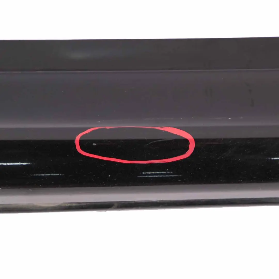 Side Skirt Door Sill Cover Right O/S Kosmos Black Metallic - 191 to Mercedes W245 with Part number A1696111608 Mercedes W245 Side Skirt Door Sill Cover Right O/S Kosmos Black Metallic - 191 - SKU A1696111608-KB2 - Part number A1696111608