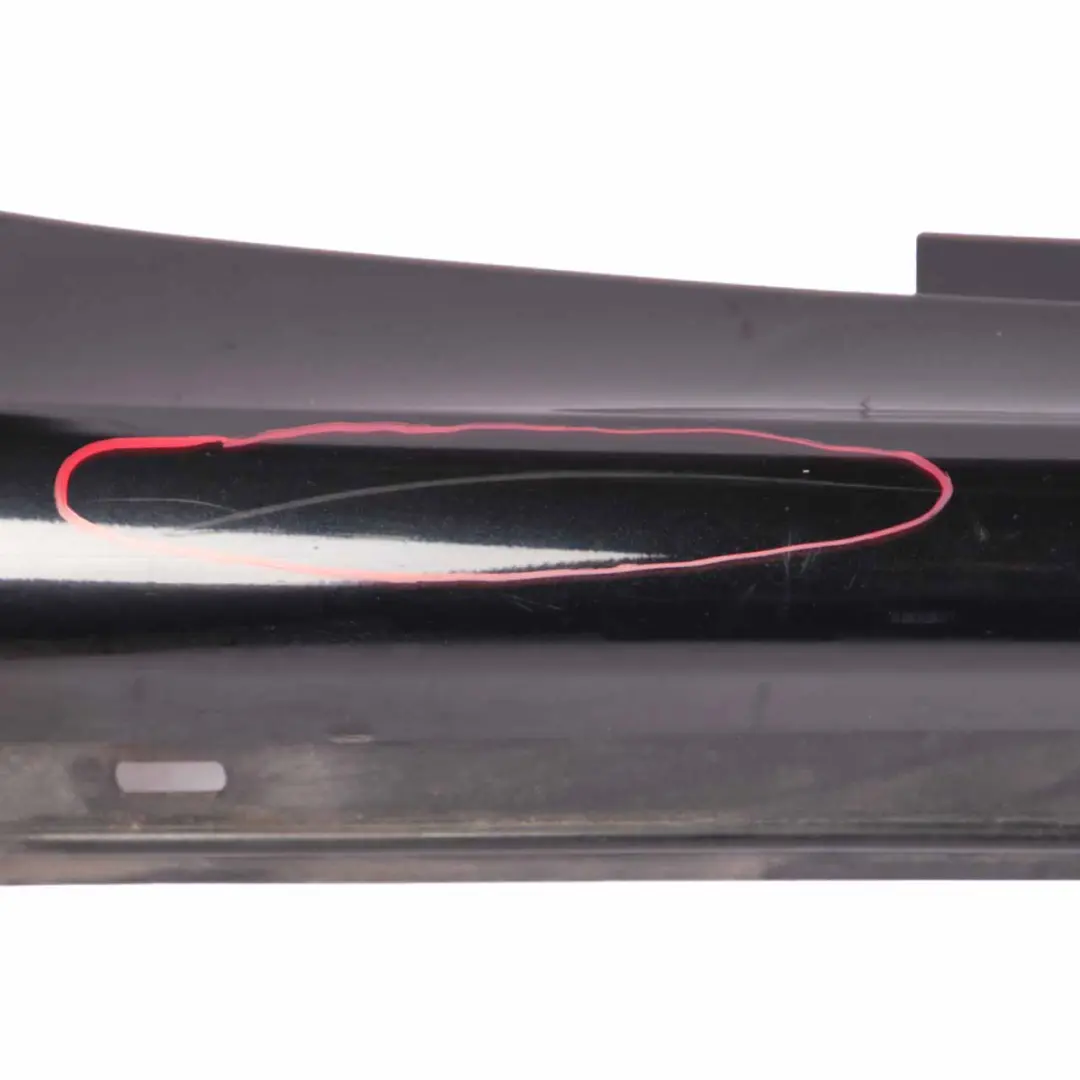 Side Skirt Door Sill Cover Right O/S Kosmos Black Metallic - 191 to Mercedes W245 with Part number A1696111608 Mercedes W245 Side Skirt Door Sill Cover Right O/S Kosmos Black Metallic - 191 - SKU A1696111608-KB2 - Part number A1696111608
