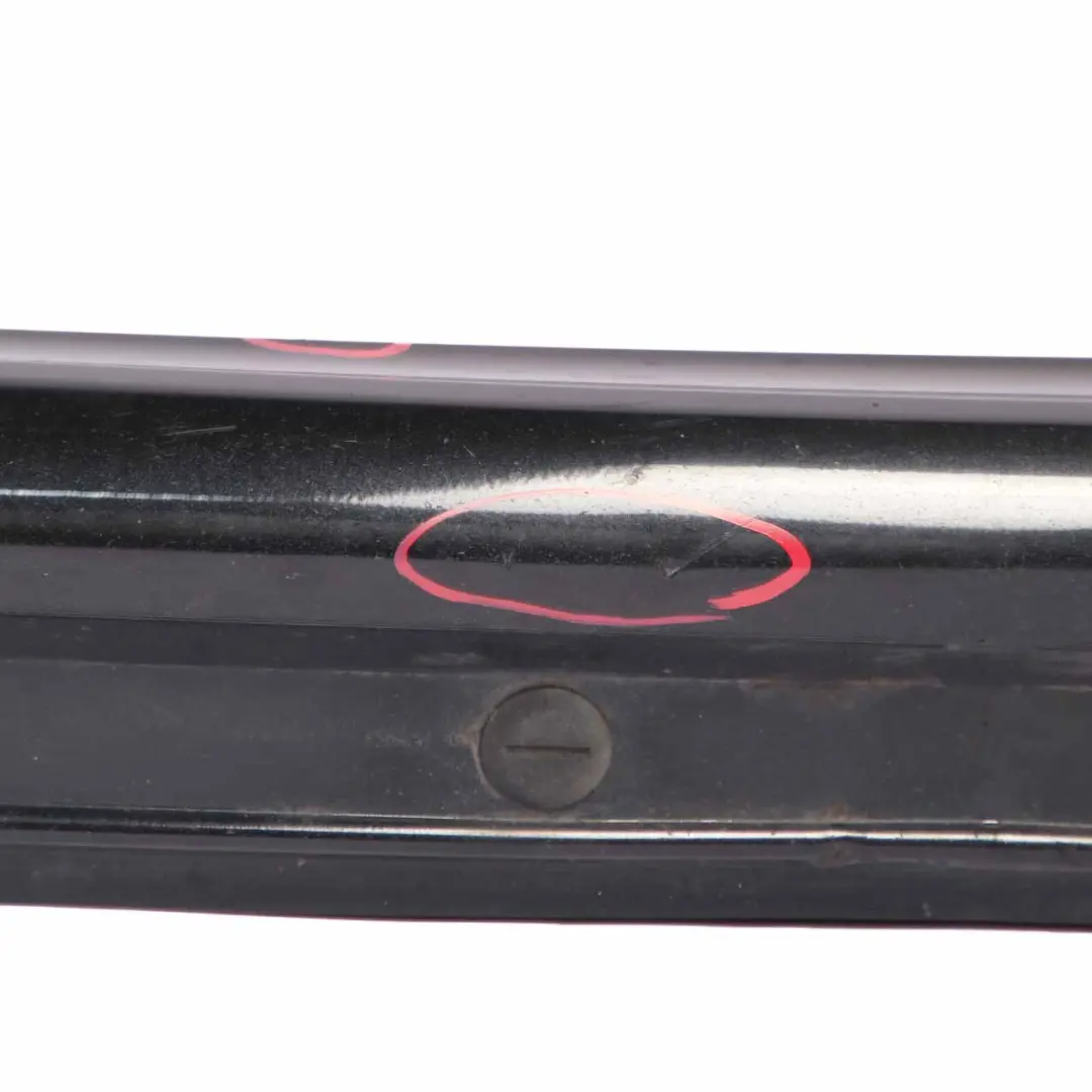 Mercedes W245 Side Skirt Door Sill Cover Right O/S Kosmos Black Metallic - 191 - SKU A1696111608-KB2 - Part number A1696111608