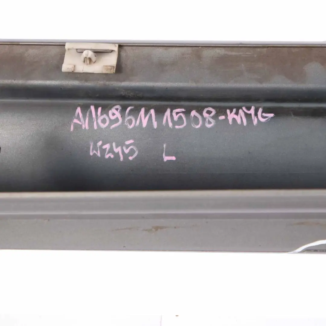 Mercedes W245 Side Skirt Trim Door Sill Cover Left N/S Comet Grey Metallic - 748 - SKU A1696111508-KMG - Part number A1696111508