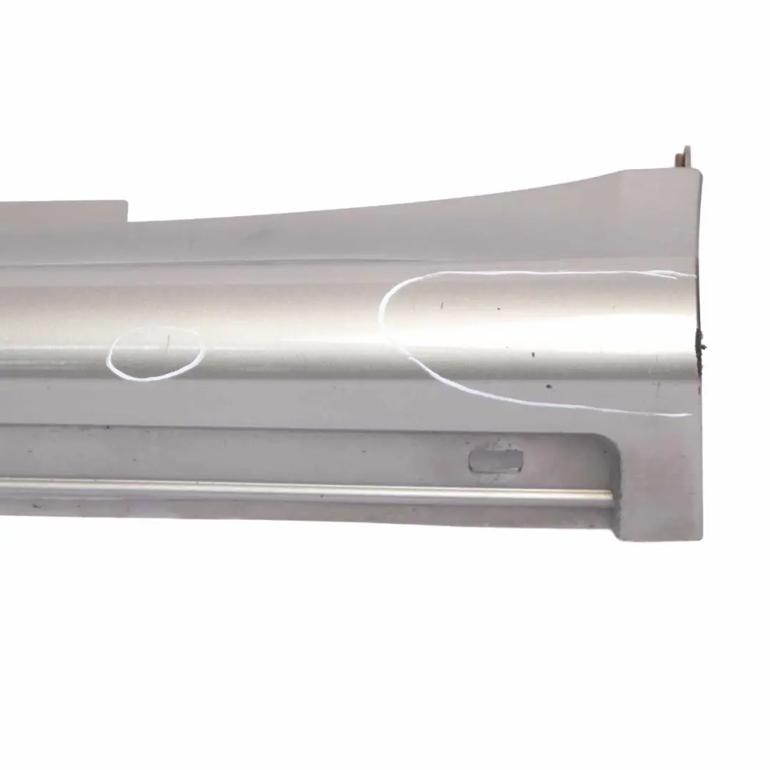 Side Skirt Trim Door Sill Cover Left N/S Comet Grey Metallic - 748 to Mercedes W245 with Part number A1696111508 Mercedes W245 Side Skirt Trim Door Sill Cover Left N/S Comet Grey Metallic - 748 - SKU A1696111508-KMG - Part number A1696111508