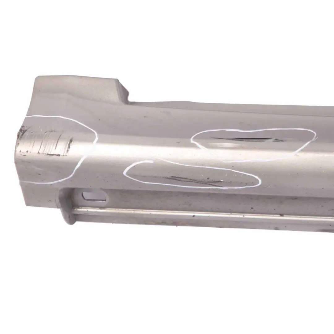 Side Skirt Trim Door Sill Cover Left N/S Comet Grey Metallic - 748 to Mercedes W245 with Part number A1696111508 Mercedes W245 Side Skirt Trim Door Sill Cover Left N/S Comet Grey Metallic - 748 - SKU A1696111508-KMG - Part number A1696111508