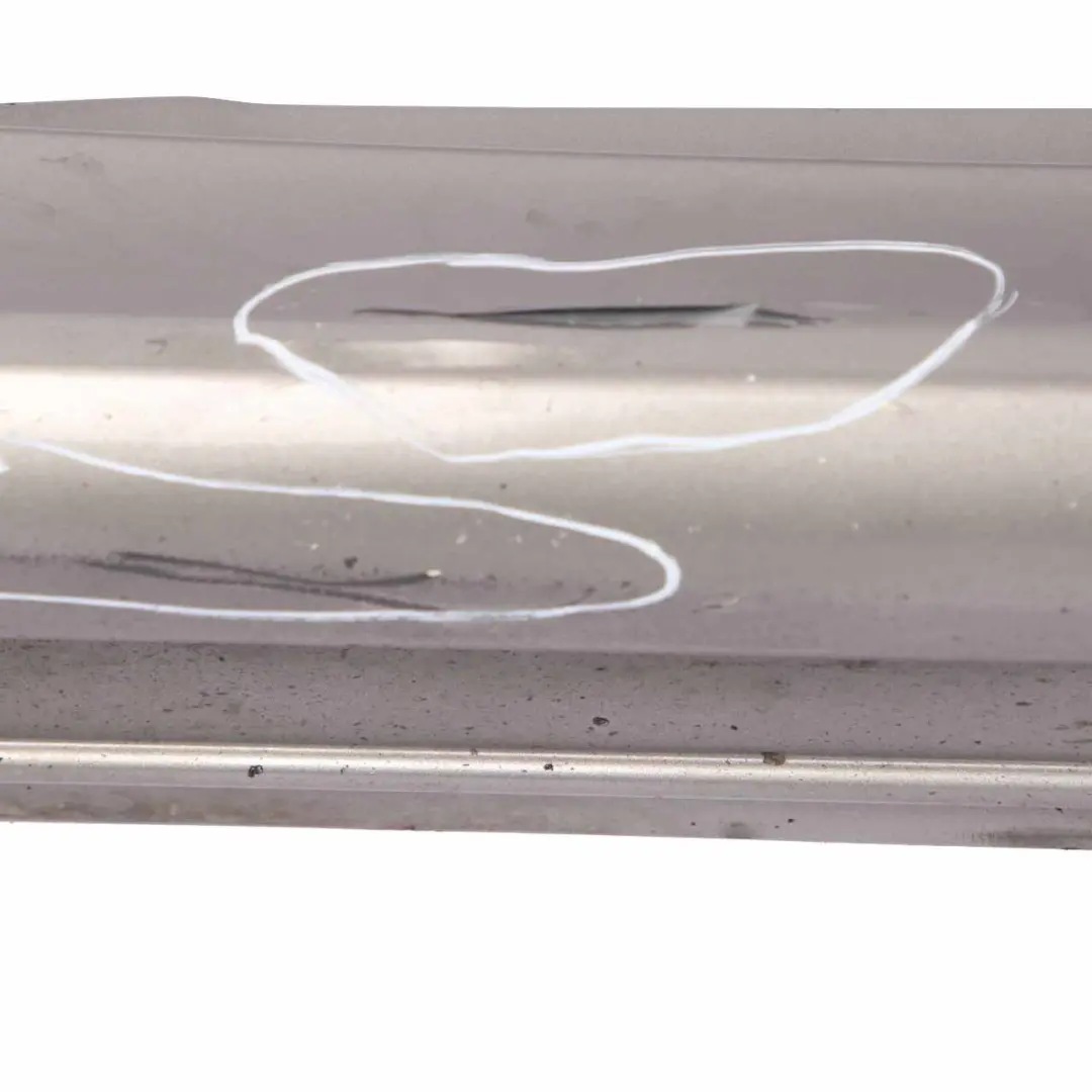 Side Skirt Trim Door Sill Cover Left N/S Comet Grey Metallic - 748 to Mercedes W245 with Part number A1696111508 Mercedes W245 Side Skirt Trim Door Sill Cover Left N/S Comet Grey Metallic - 748 - SKU A1696111508-KMG - Part number A1696111508