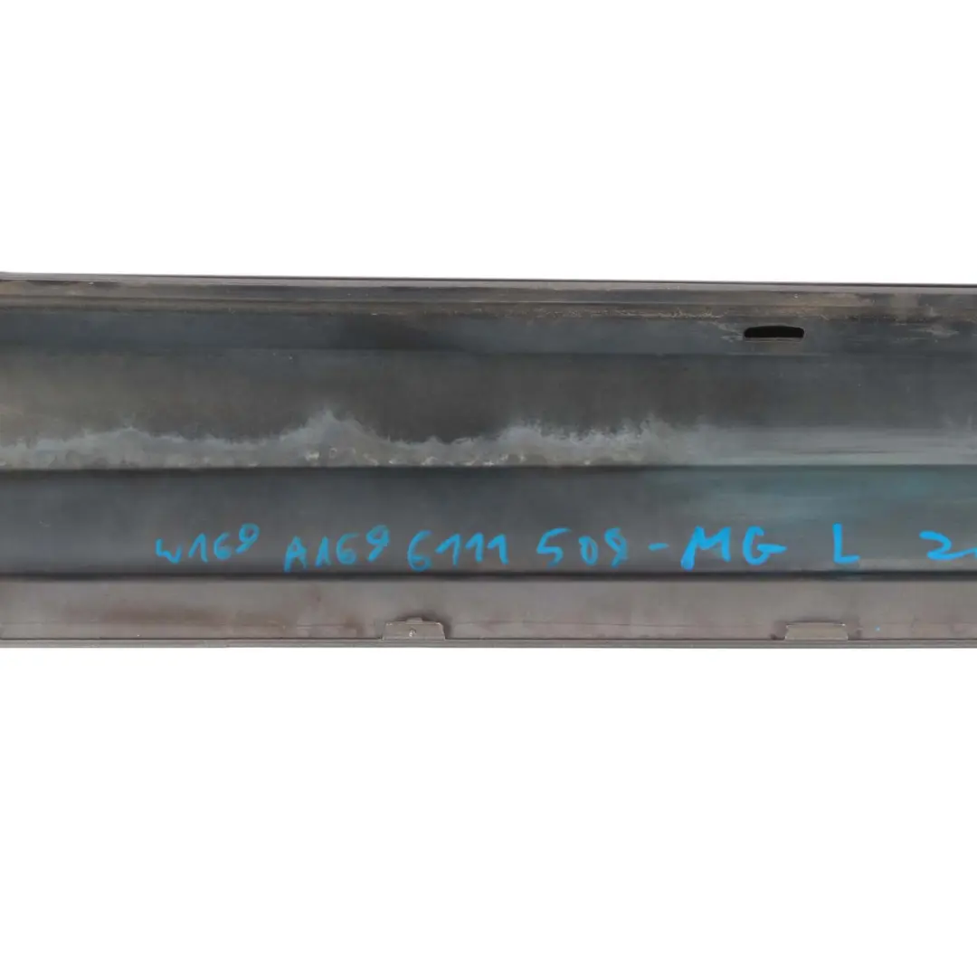 Mercedes W245 Door Sill Side Cover Skirt Right O/S Mountain Grey Metallic - 787 - SKU A1696111608-MG - Part number A1696111608