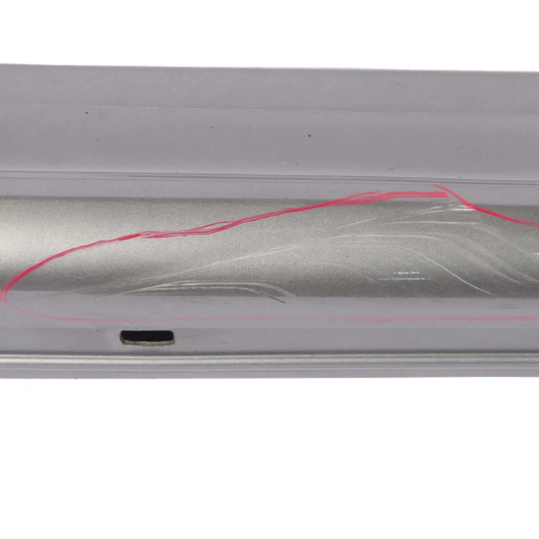 Mercedes W245 Door Sill Side Cover Skirt Right O/S Mountain Grey Metallic - 787 - SKU A1696111608-MG - Part number A1696111608