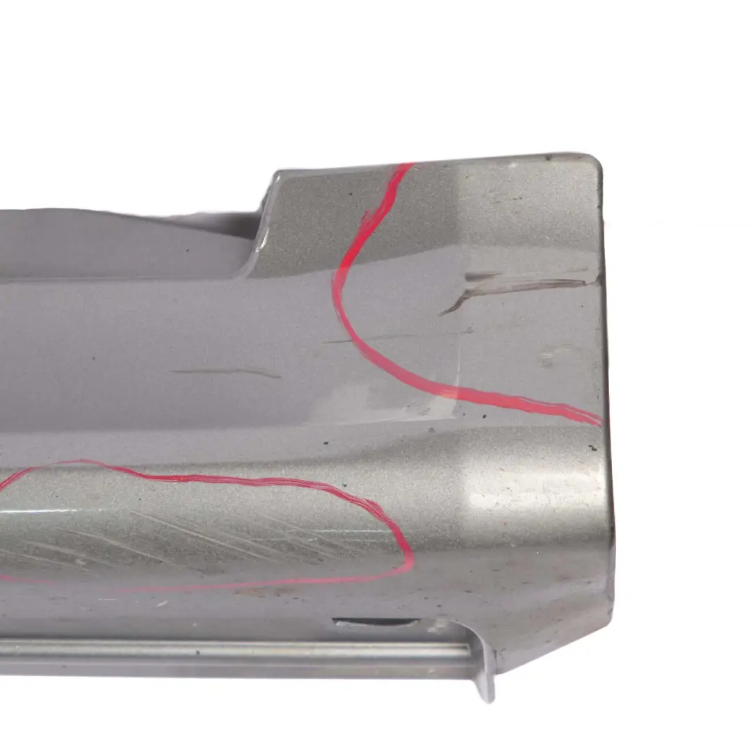 Door Sill Side Cover Skirt Right O/S Mountain Grey Metallic - 787 to Mercedes W245 with Part number A1696111608 Mercedes W245 Door Sill Side Cover Skirt Right O/S Mountain Grey Metallic - 787 - SKU A1696111608-MG - Part number A1696111608