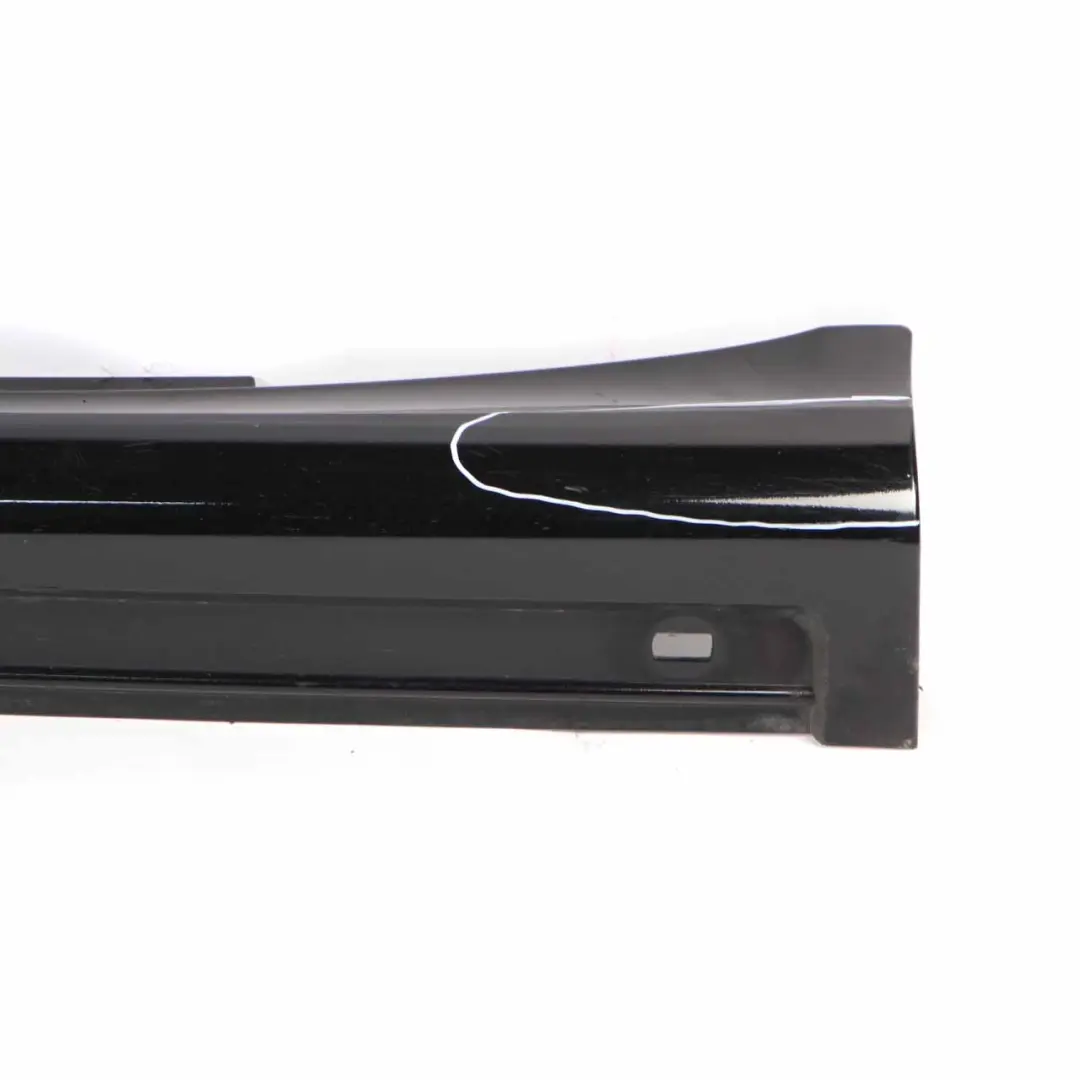 Mercedes W245 Side Skirt Trim Door Sill Cover Left N/S Night Black Metallic 696 - SKU A1696111508-NIB - Part number A1696111508