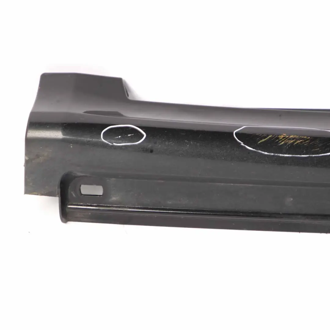 Side Skirt Trim Door Sill Cover Left N/S Night Black Metallic 696 to Mercedes W245 with Part number A1696111508 Mercedes W245 Side Skirt Trim Door Sill Cover Left N/S Night Black Metallic 696 - SKU A1696111508-NIB - Part number A1696111508
