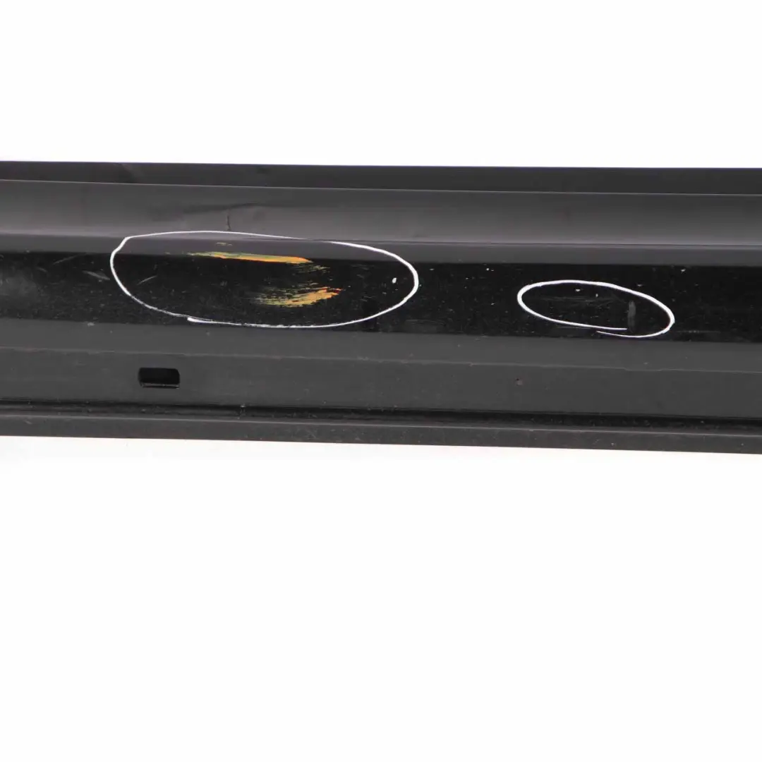 Mercedes W245 Side Skirt Trim Door Sill Cover Left N/S Night Black Metallic 696 - SKU A1696111508-NIB - Part number A1696111508