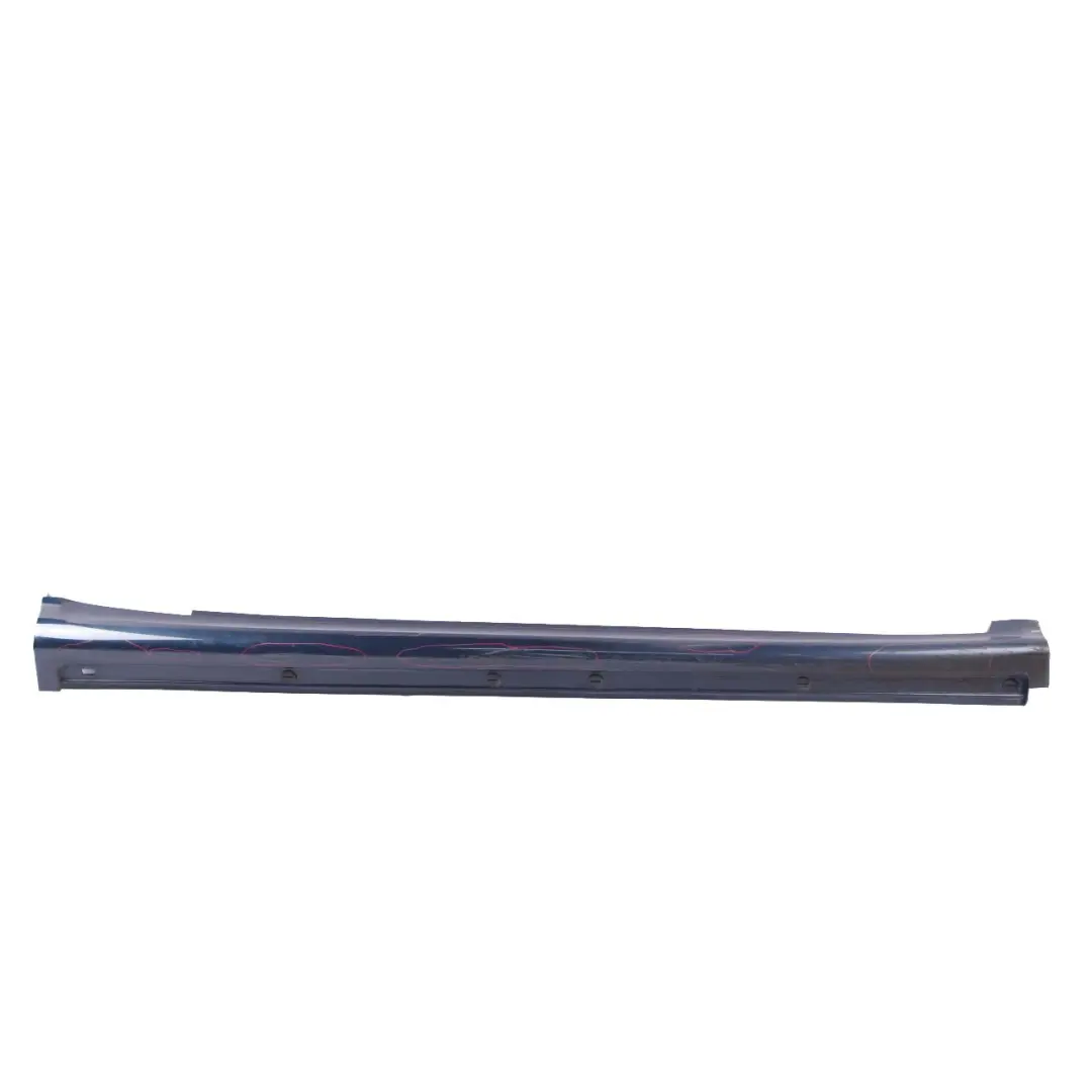 Mercedes-Benz B W245 Door Sill Side Cover Skirt Right O/S Atoll Blue - 375 to with Part number A1696111608 Mercedes-Benz B W245 Door Sill Side Cover Skirt Right O/S Atoll Blue - 375 - SKU A1696111608-AB - Part number A1696111608
