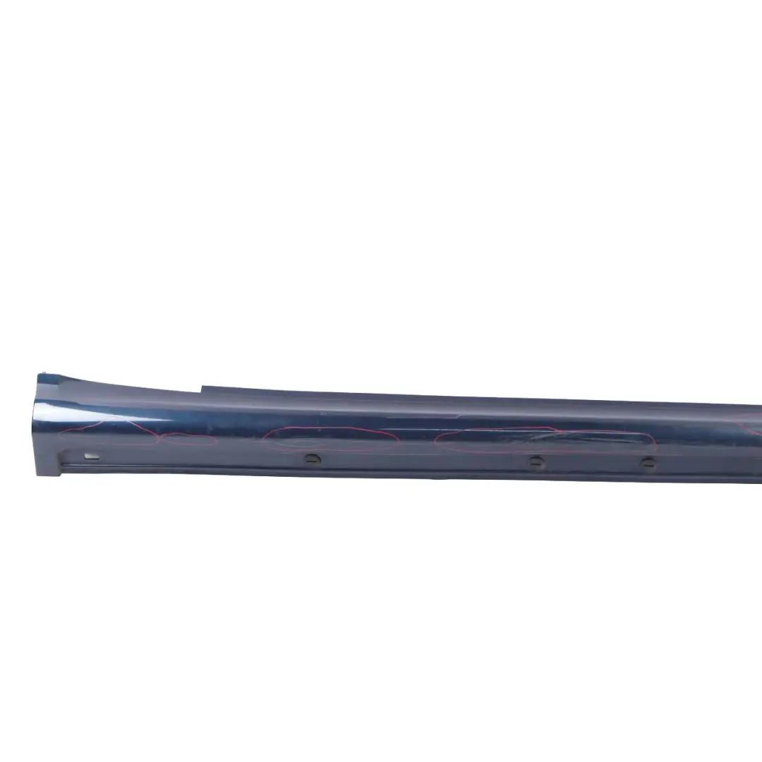 Mercedes-Benz B W245 Door Sill Side Cover Skirt Right O/S Atoll Blue - 375 to with Part number A1696111608 Mercedes-Benz B W245 Door Sill Side Cover Skirt Right O/S Atoll Blue - 375 - SKU A1696111608-AB - Part number A1696111608