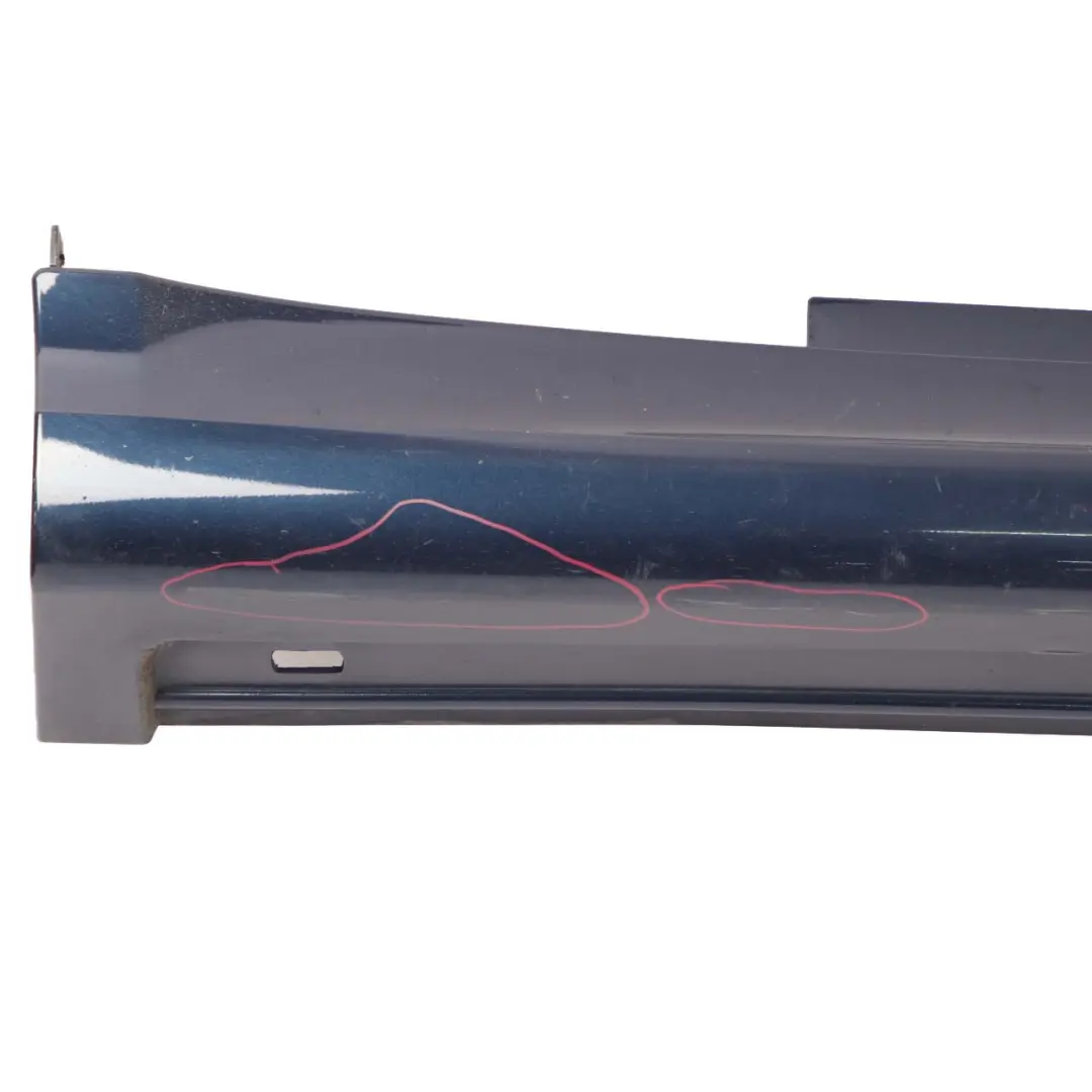 Mercedes-Benz B W245 Door Sill Side Cover Skirt Right O/S Atoll Blue - 375 to with Part number A1696111608 Mercedes-Benz B W245 Door Sill Side Cover Skirt Right O/S Atoll Blue - 375 - SKU A1696111608-AB - Part number A1696111608