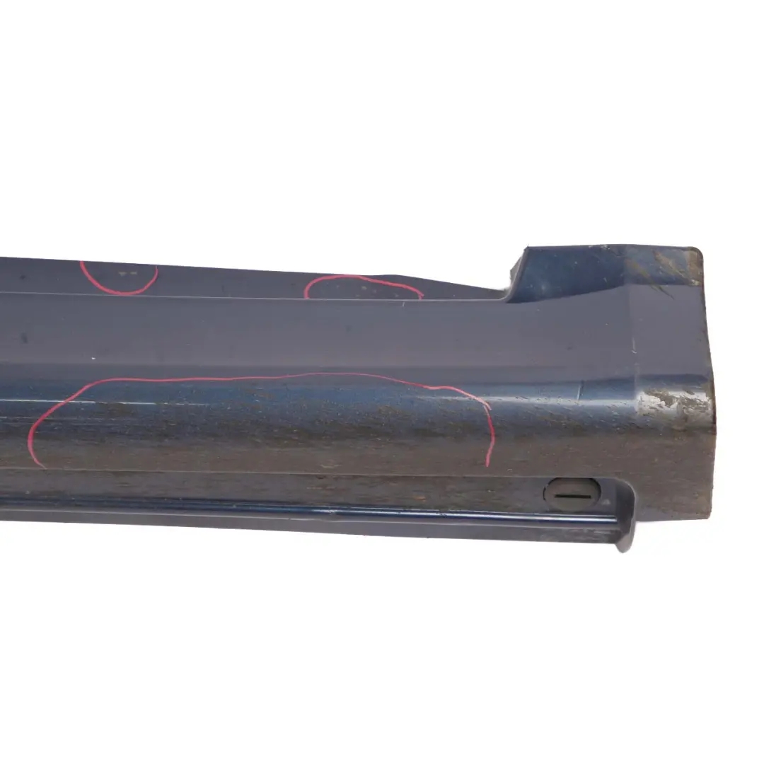  Mercedes-Benz B W245 Door Sill Side Cover Skirt Right O/S Atoll Blue - 375 - SKU A1696111608-AB - Part number A1696111608
