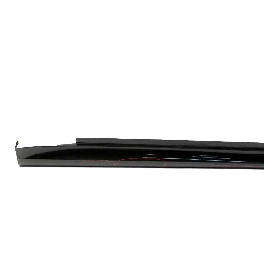 Mercedes-Benz B W245 Door Sill Side Cover Skirt Right O/S Kosmos Black - 191 to with Part number A1696111608 Mercedes-Benz B W245 Door Sill Side Cover Skirt Right O/S Kosmos Black - 191 - SKU A1696111608-KB - Part number A1696111608