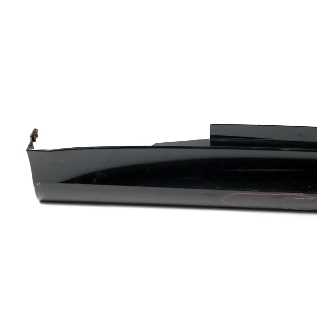 Mercedes-Benz B W245 Door Sill Side Cover Skirt Right O/S Kosmos Black - 191 to with Part number A1696111608 Mercedes-Benz B W245 Door Sill Side Cover Skirt Right O/S Kosmos Black - 191 - SKU A1696111608-KB - Part number A1696111608