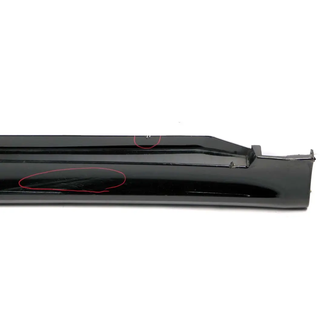 Mercedes-Benz B W245 Door Sill Side Cover Skirt Right O/S Kosmos Black - 191 to with Part number A1696111608 Mercedes-Benz B W245 Door Sill Side Cover Skirt Right O/S Kosmos Black - 191 - SKU A1696111608-KB - Part number A1696111608