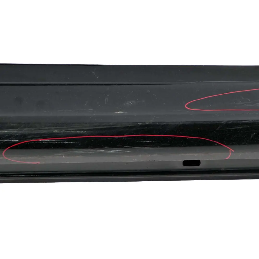  Mercedes-Benz B W245 Door Sill Side Cover Skirt Right O/S Kosmos Black - 191 - SKU A1696111608-KB - Part number A1696111608