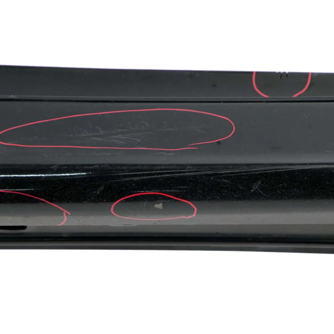 Mercedes-Benz B W245 Door Sill Side Cover Skirt Right O/S Kosmos Black - 191 to with Part number A1696111608 Mercedes-Benz B W245 Door Sill Side Cover Skirt Right O/S Kosmos Black - 191 - SKU A1696111608-KB - Part number A1696111608