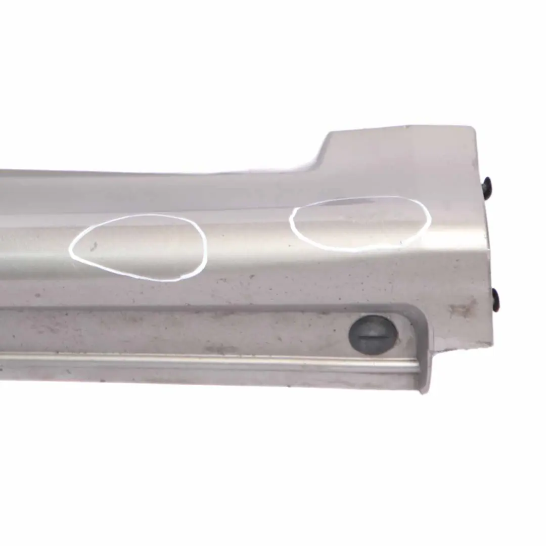 Mercedes W245 Side Skirt Door Sill Cover Right O/S Comet Grey Metallic - 748 - SKU A1696111608-KMG - Part number A1696111608