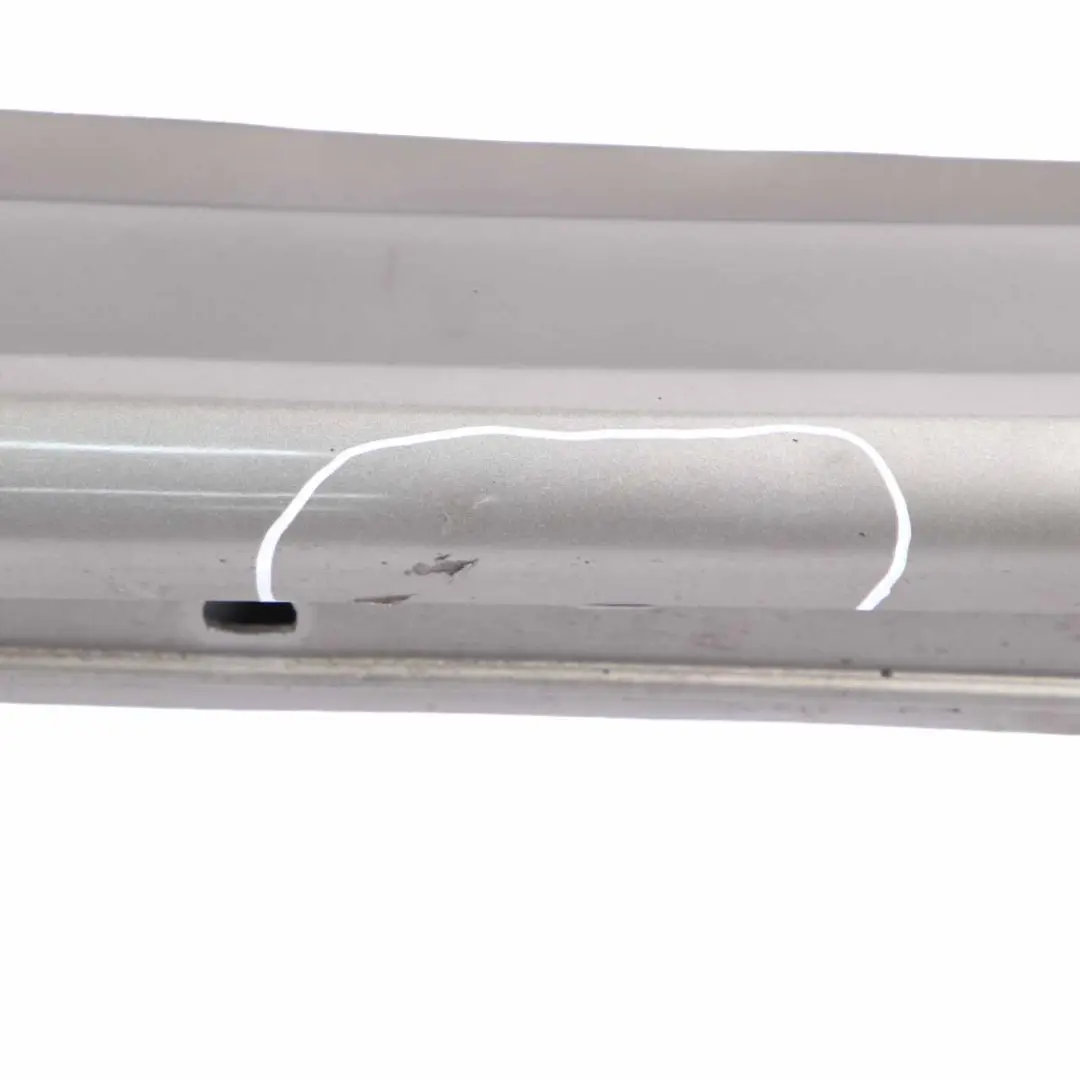 Mercedes W245 Side Skirt Door Sill Cover Right O/S Comet Grey Metallic - 748 - SKU A1696111608-KMG - Part number A1696111608