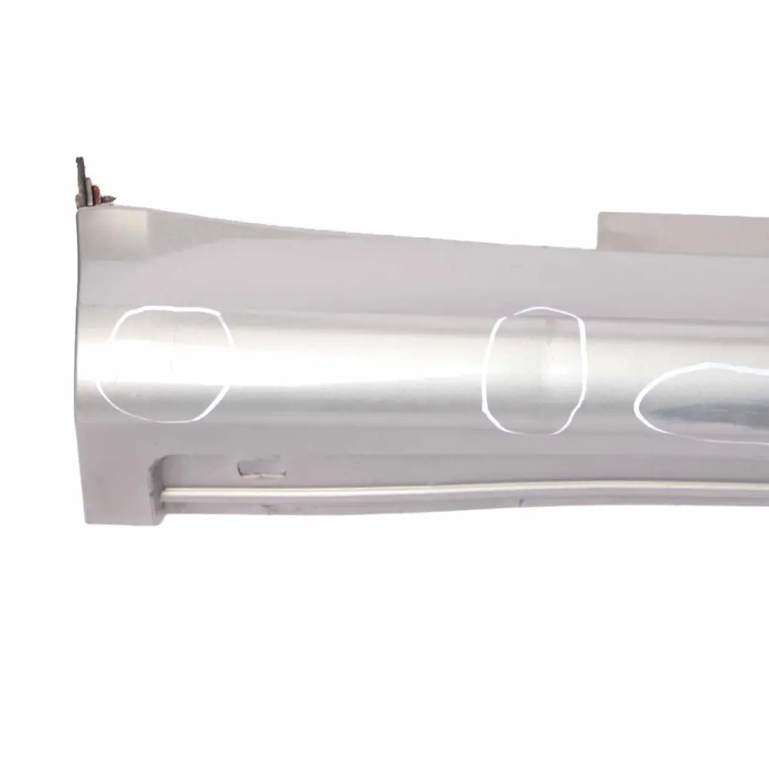 Side Skirt Door Sill Cover Right O/S Comet Grey Metallic - 748 to Mercedes W245 with Part number A1696111608 Mercedes W245 Side Skirt Door Sill Cover Right O/S Comet Grey Metallic - 748 - SKU A1696111608-KMG - Part number A1696111608