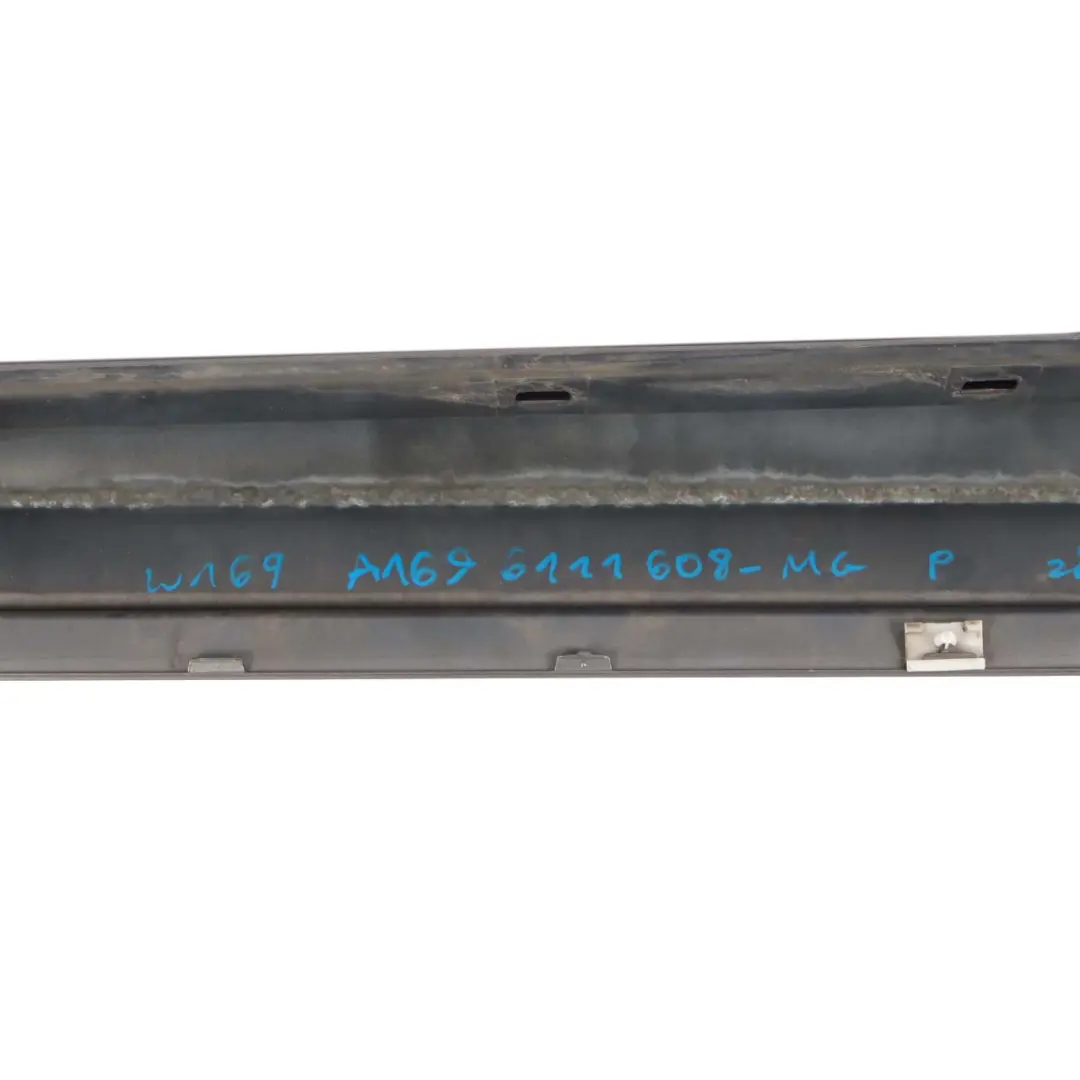 Door Sill Side Cover Skirt Left N/S Mountain Grey Metallic - 787 to Mercedes W245 with Part number A1696111508 Mercedes W245 Door Sill Side Cover Skirt Left N/S Mountain Grey Metallic - 787 - SKU A1696111508-MG - Part number A1696111508