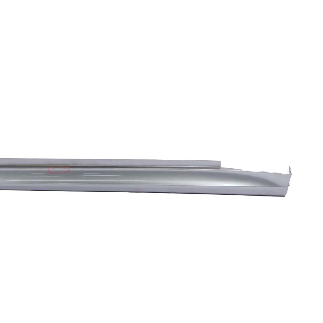 Door Sill Side Cover Skirt Left N/S Mountain Grey Metallic - 787 to Mercedes W245 with Part number A1696111508 Mercedes W245 Door Sill Side Cover Skirt Left N/S Mountain Grey Metallic - 787 - SKU A1696111508-MG - Part number A1696111508