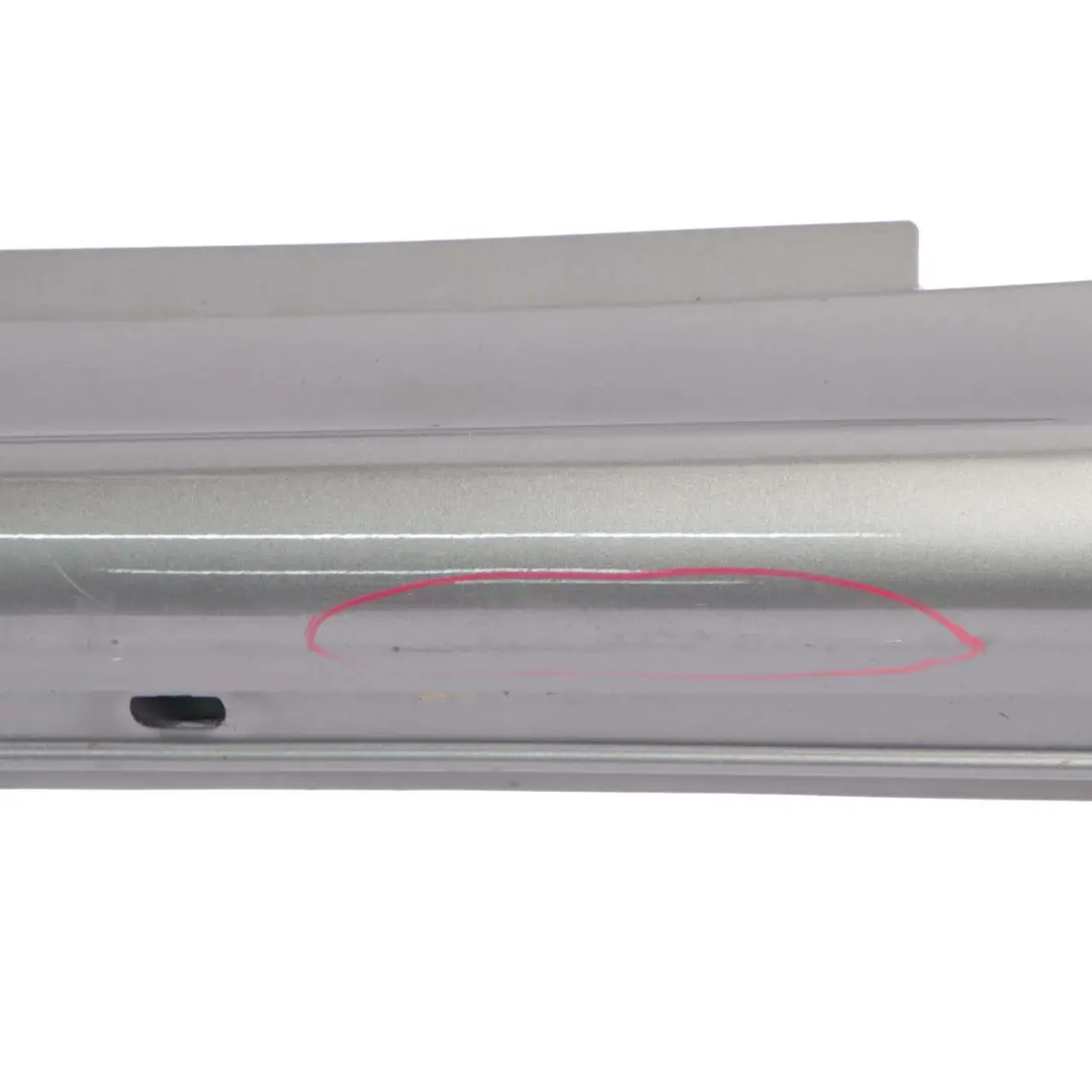 Door Sill Side Cover Skirt Left N/S Mountain Grey Metallic - 787 to Mercedes W245 with Part number A1696111508 Mercedes W245 Door Sill Side Cover Skirt Left N/S Mountain Grey Metallic - 787 - SKU A1696111508-MG - Part number A1696111508