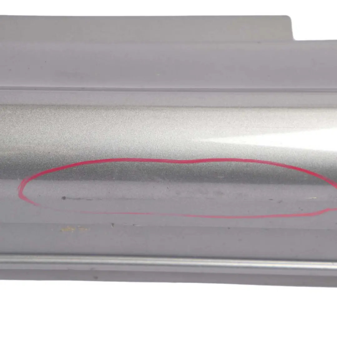 Door Sill Side Cover Skirt Left N/S Mountain Grey Metallic - 787 to Mercedes W245 with Part number A1696111508 Mercedes W245 Door Sill Side Cover Skirt Left N/S Mountain Grey Metallic - 787 - SKU A1696111508-MG - Part number A1696111508