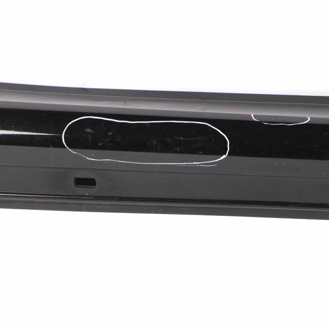 Side Skirt Door Sill Cover Right O/S Night Black Metallic - 696 to Mercedes W245 with Part number A1696111608 Mercedes W245 Side Skirt Door Sill Cover Right O/S Night Black Metallic - 696 - SKU A1696111608-NIB - Part number A1696111608