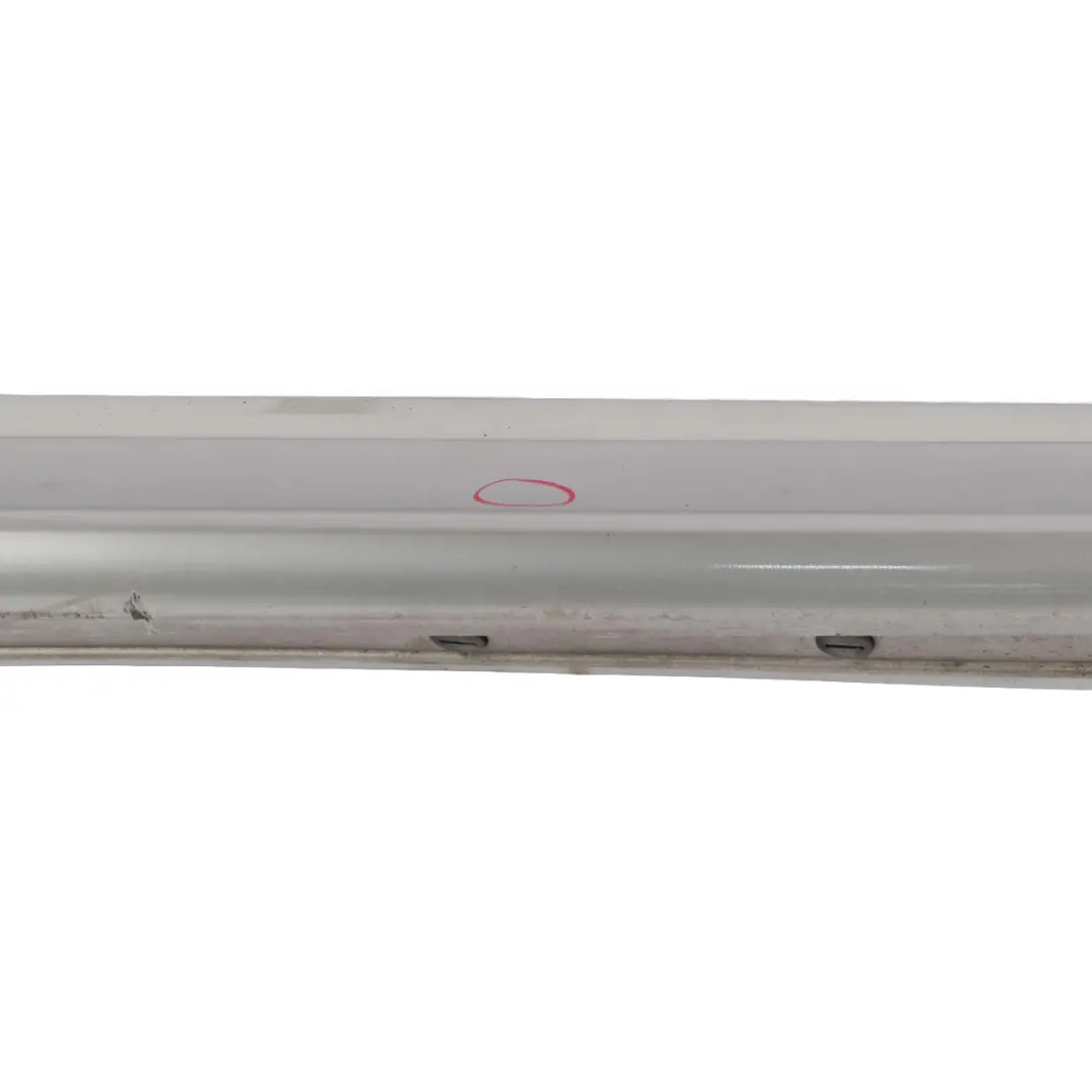 Mercedes W245 Door Sill Side Cover Skirt Right O/S Polar Silver Metallic - 761 - SKU A1696111608-PS - Part number A1696111608