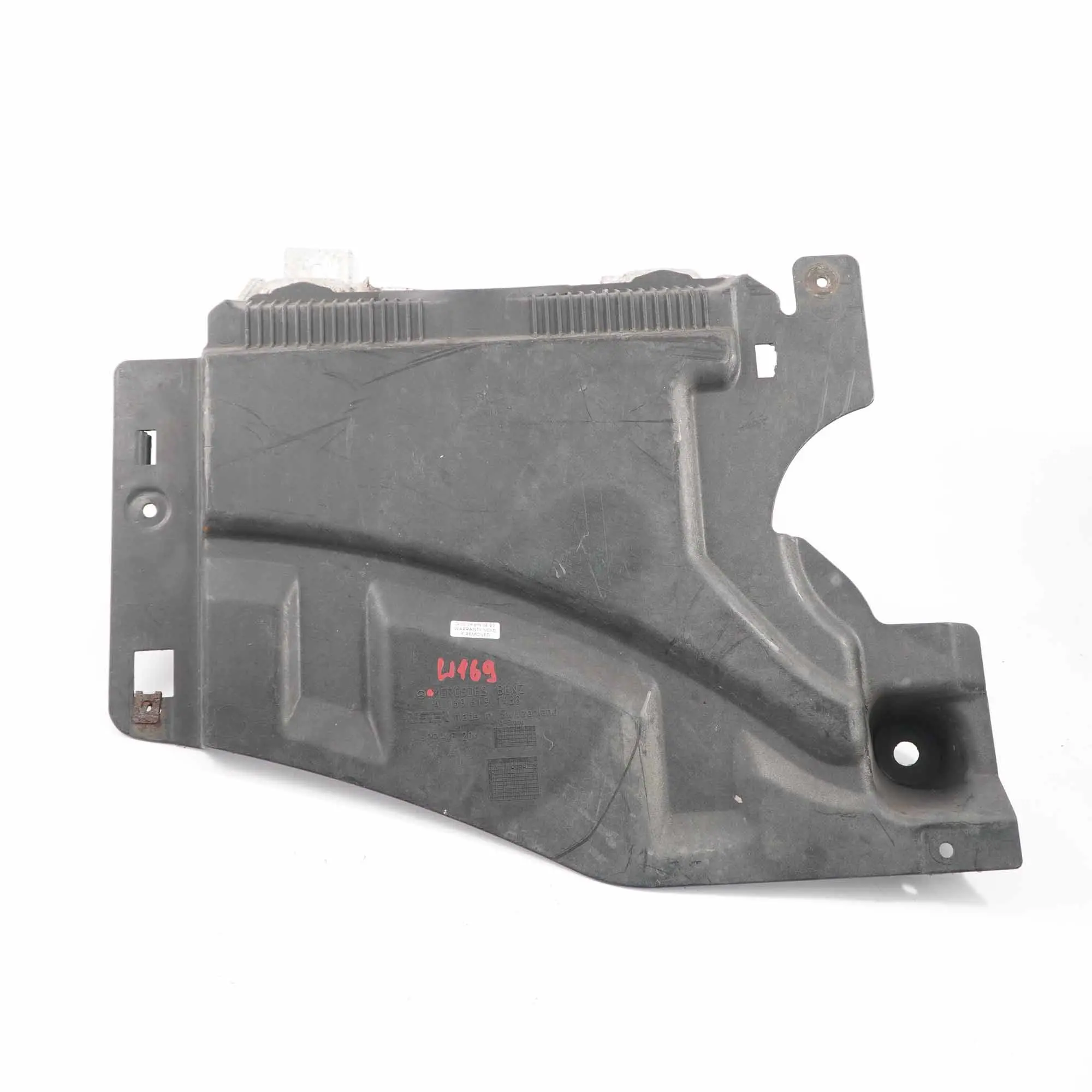 Mercedes W169 Supporto ruota scorta Staffa pannello portaoggetti A1696191438