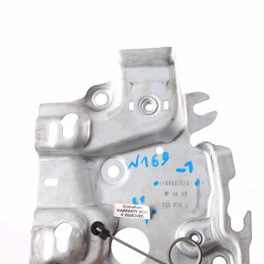 Holder Bracket Boot Trunk Left N/S to Mercedes W169 W245 Tailgate with Part number A1696300131 Mercedes W169 W245 Tailgate Holder Bracket Boot Trunk Left N/S - SKU A1696300131-1 - Part number A1696300131