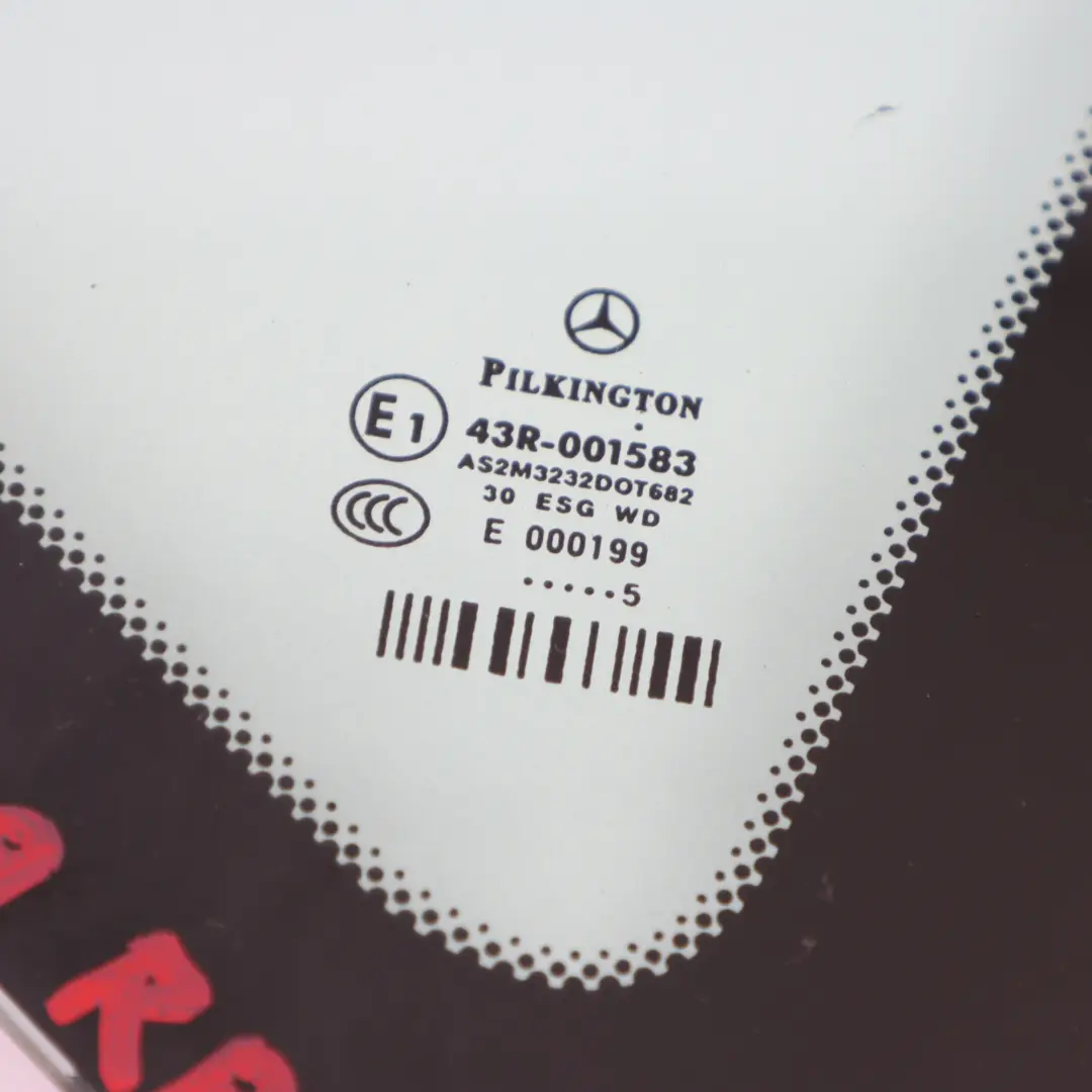 Mercedes W169 Vitre Arrière Droite Fixed AS2 - SKU A1696700412-1 - Numéro de pièce A1696700412