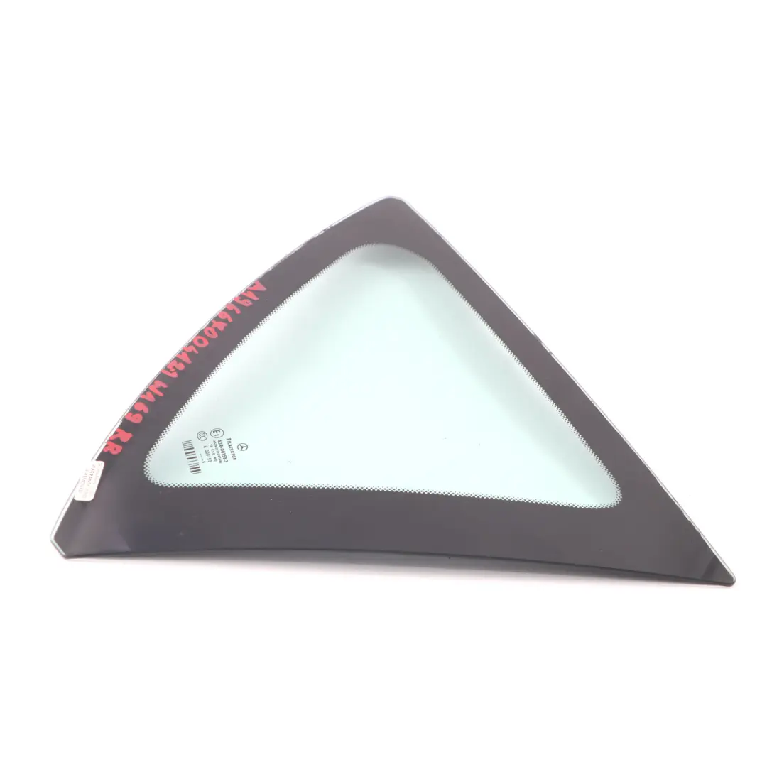 Cristal Ventana Trasera Cuarto Fijo Lado Izquierdo AS2 para Mercedes W169 con número de pieza A1696700412 Mercedes W169 Cristal Ventana Trasera Cuarto Fijo Lado Izquierdo AS2 - SKU A1696700412-1 - Número de pieza A1696700412