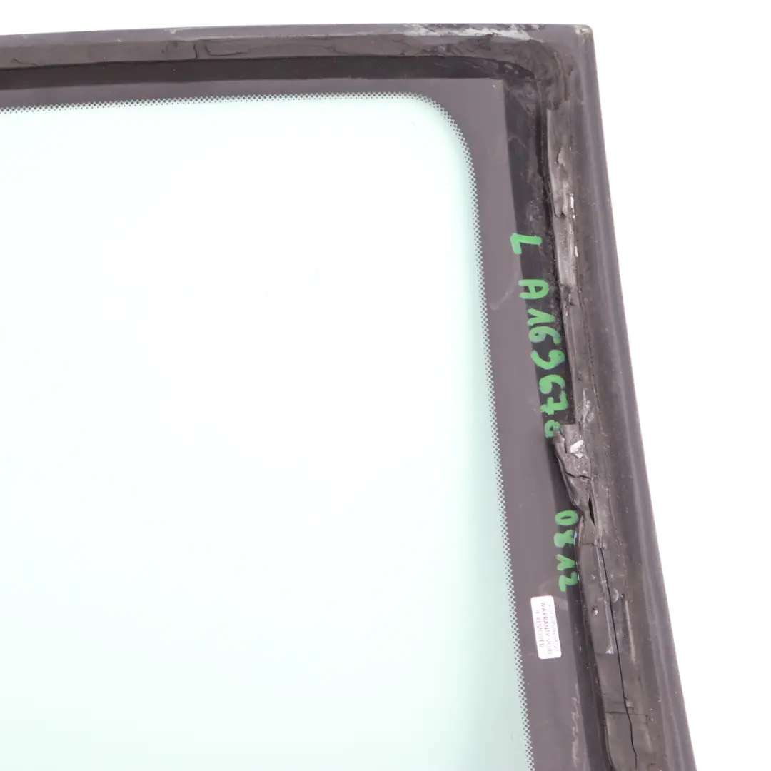 Quarter Side Window Rear Left N/S Glass AS2 to Mercedes W169 Coupe with Part number A1696700712 Mercedes W169 Coupe Quarter Side Window Rear Left N/S Glass AS2 - SKU A1696700712 - Part number A1696700712