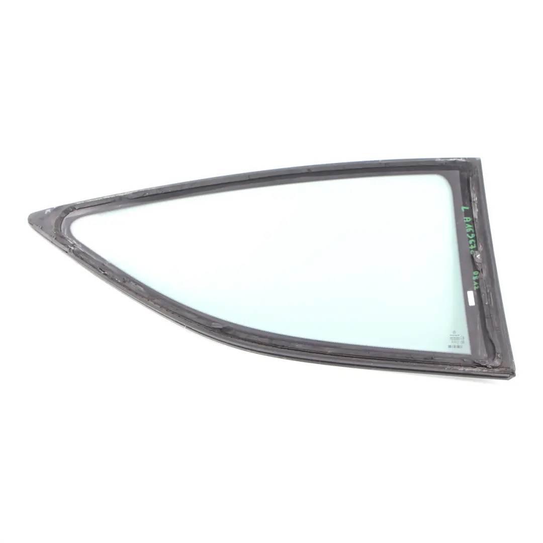 Quarto finestrino posteriore sinistro vetro AS2 per Mercedes W169 Coupe con numero di parte A1696700712 Mercedes W169 Coupe Quarto finestrino posteriore sinistro vetro AS2 - SKU A1696700712 - Numero di parte A1696700712