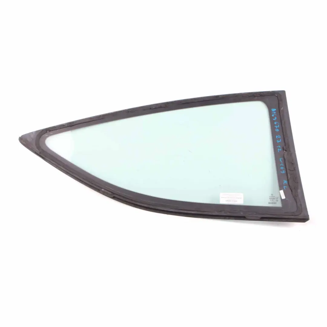 Quarter Side Window Rear Left N/S Glass AS2 to Mercedes W169 Coupe with Part number A1696702712 Mercedes W169 Coupe Quarter Side Window Rear Left N/S Glass AS2 - SKU A1696702712 - Part number A1696702712