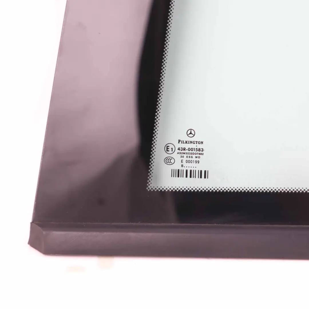 Quarter Side Window Rear Left N/S Glass AS2 to Mercedes W169 Coupe with Part number A1696702712 Mercedes W169 Coupe Quarter Side Window Rear Left N/S Glass AS2 - SKU A1696702712 - Part number A1696702712