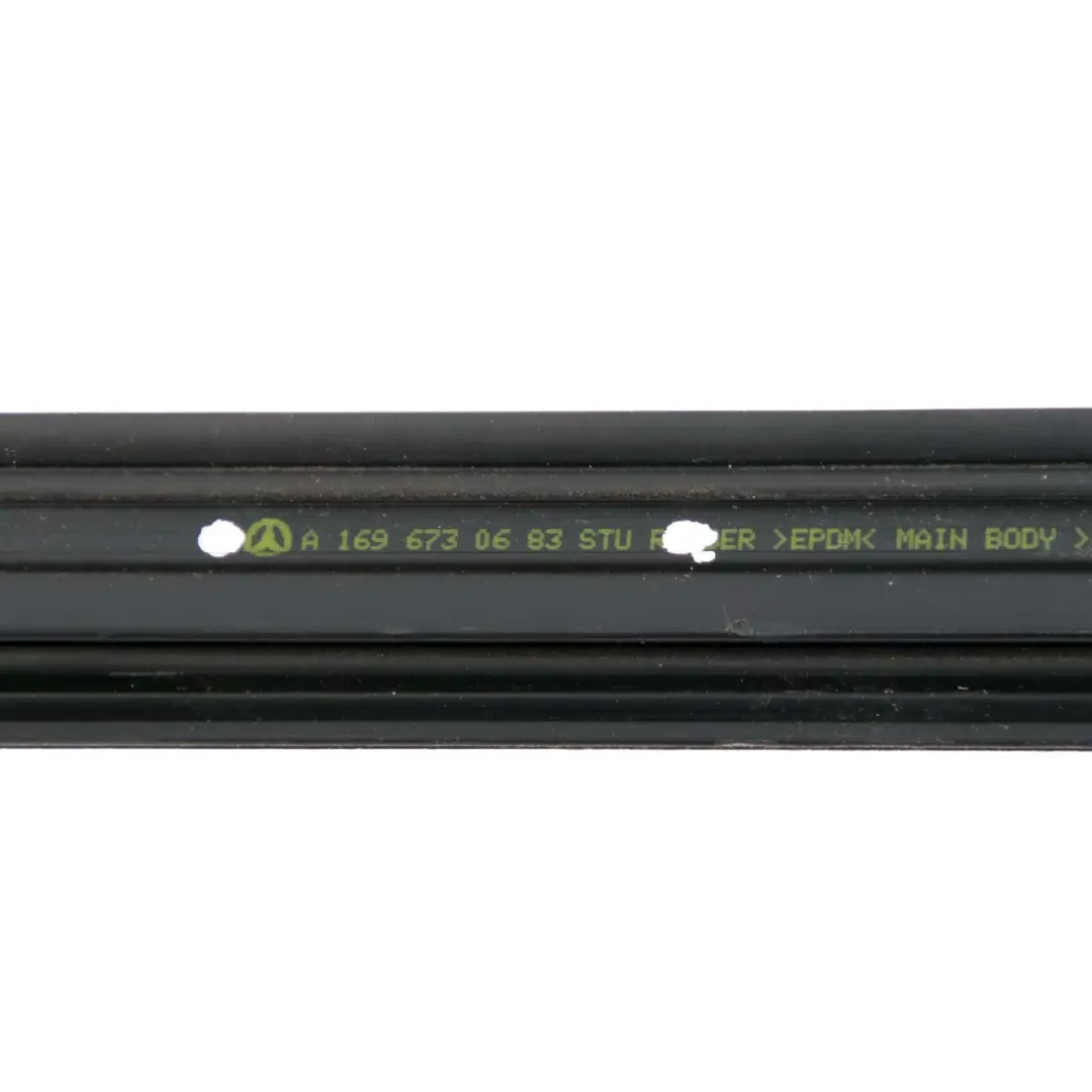 Mercedes W245 Rear Right O/S Quarter Glass Molding Trim Black - SKU A1696730683 - Part number A1696730683
